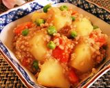 豚ひき肉で美味しい♡*ホクホク肉じゃが作り方8写真
