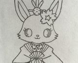 ひな祭りキャラケーキ♪♪作り方16写真