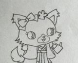 ひな祭りキャラケーキ♪♪作り方17写真