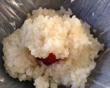 残ったご飯deふわふわイチゴおはぎ❤︎作り方3写真