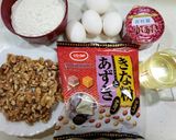 ゆで小豆のチョコパラパラケーキ♪♪作り方1写真