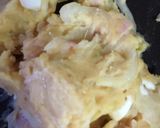 とろ〜り卵☆一味変えベーコンポテトサラダ作り方6写真