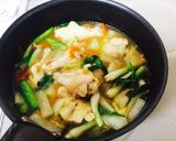 手羽元とたっぷり野菜の食べるスープ★作り方6写真