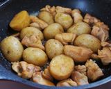 ◆新じゃがと鶏肉の甘辛炒め煮◆作り方6写真