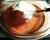 超簡単HMでしっとりチョコカップケーキ♪作り方4写真