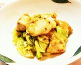キャベツ×むね肉のハニーマスタード炒め☆作り方8写真