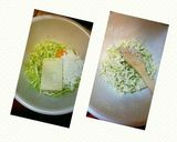 ダイエット素材でまんぷくお好み焼き作り方2写真