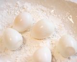 巣ごもりスコッチエッグ(肉団子かつ）作り方3写真
