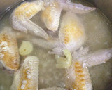 手羽先と押し麦のほっこりスープ(^O^)作り方3写真