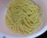 ツナのジェノベーゼスパゲッティ作り方1写真