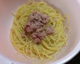 ツナのジェノベーゼスパゲッティ作り方2写真