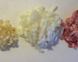 炊飯器で簡単♪玉葱とセロリのピラフ作り方1写真