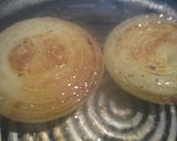 新玉ねぎに合いびき肉載せてオーブン焼き作り方3写真
