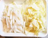 えびと白菜の塩あんかけくたくた煮作り方1写真