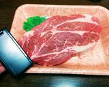 安くて固いステーキ肉を美味しく食べよー。作り方1写真