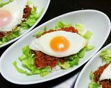 カフェランチ風　ミートソース丼！作り方5写真