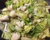 鶏肉とキャベツのパスタ作り方4写真