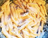 明太子クリームペンネ☆ワンポットパスタ作り方5写真