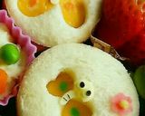 サンドイッチで♪蝶々の春弁当♡作り方4写真