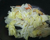 白菜と油揚げの卵とじ作り方4写真