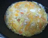 白菜と油揚げの卵とじ作り方6写真