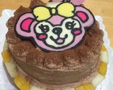 低コス 生チョコ2段デコレーションケーキ作り方9写真