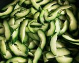子供も大好き！おばけきゅうりのきんぴら作り方3写真