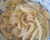 10分で💫ツナ白菜レンチン和えうどん🥬🐟️作り方4写真