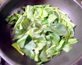 法蓮草と京揚げの雑魚炒め作り方2写真