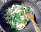 法蓮草と京揚げの雑魚炒め作り方4写真