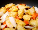 酢豚風★春野菜のレモンチキン作り方6写真
