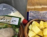 鶏とパイナップルのトロピカルサンドイッチ作り方1写真