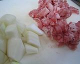 ポークビーンズ（大豆の水煮を使って）作り方1写真