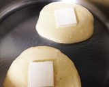 クリームチーズ入りホットケーキ作り方3写真