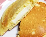 クリームチーズ入りホットケーキ作り方6写真