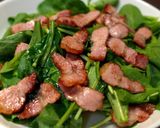 簡単！上海の味？ほうれん草ベーコンサラダ作り方5写真