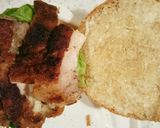 カリカリチキンと野菜の絶品サンドウィッチ作り方3写真