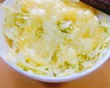 朝御飯にたまごかけのせキャベツましまし丼作り方6写真