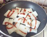 旦那絶賛　簡単なのになぜかおいしい餅ピザ作り方3写真