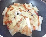旦那絶賛　簡単なのになぜかおいしい餅ピザ作り方4写真