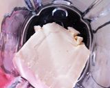 ベリーとバナナの豆腐スムージー作り方1写真