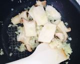 春だ！サーモンと菜の花のクリームパスタ作り方6写真