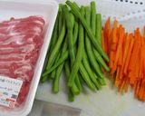 バラ肉まきまき野菜巻き作り方1写真