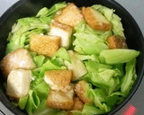 厚揚げ＆春キャベツの✾カレー照り焼き炒め作り方4写真