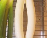 簡単おつまみ♪葱のアンチョビバター作り方1写真