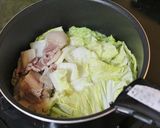 簡単♪豚肉と白菜のトロトロ♡豆乳スープ作り方2写真