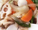 蓮根しゃっきり＊とろりあんかけ中華ご飯作り方4写真