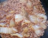 誰でも出来る！豚ひき肉と白菜のあんかけ丼作り方5写真