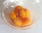 簡単☆金柑とトマトのヨーグルトデザート作り方2写真