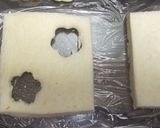 花柄♫生チョコロールサンド作り方1写真